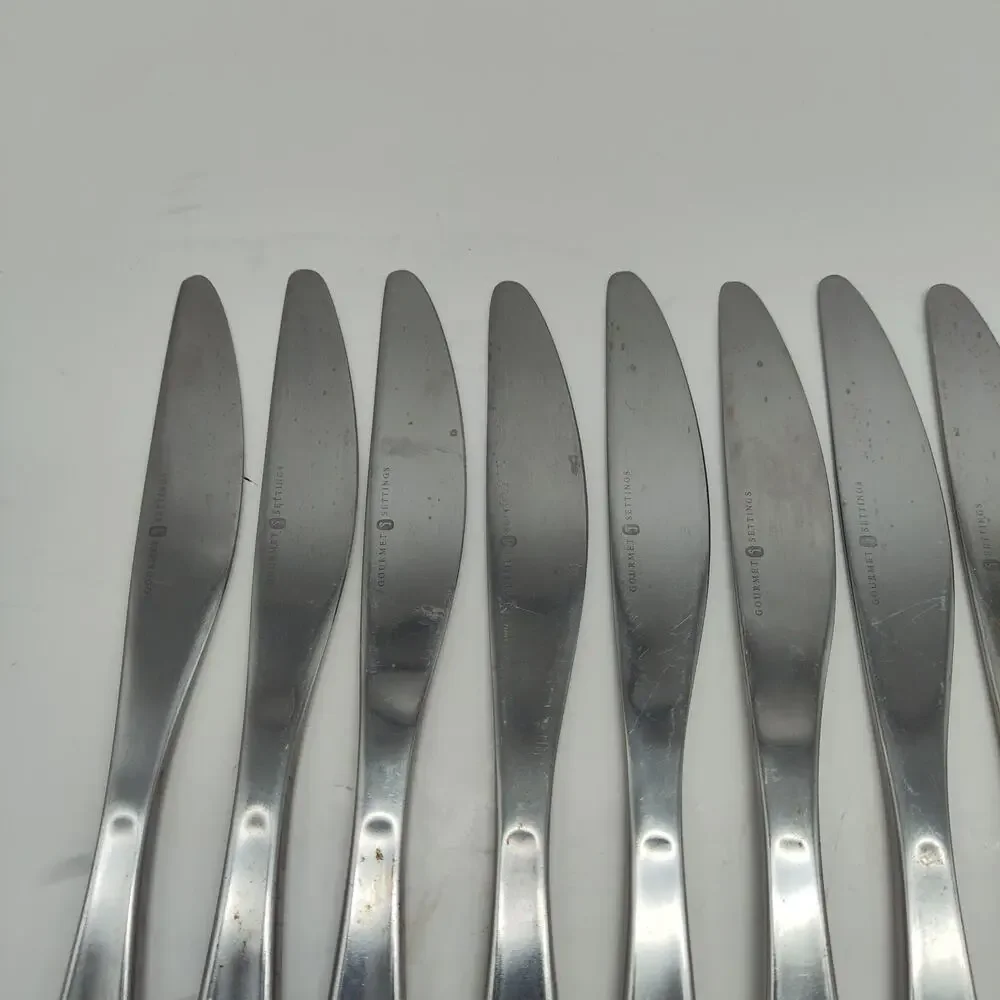 12X BK Gourmet Settings LOFT Stainless Flatware Butter Knives